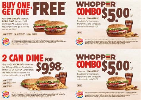 burger king canada coupons